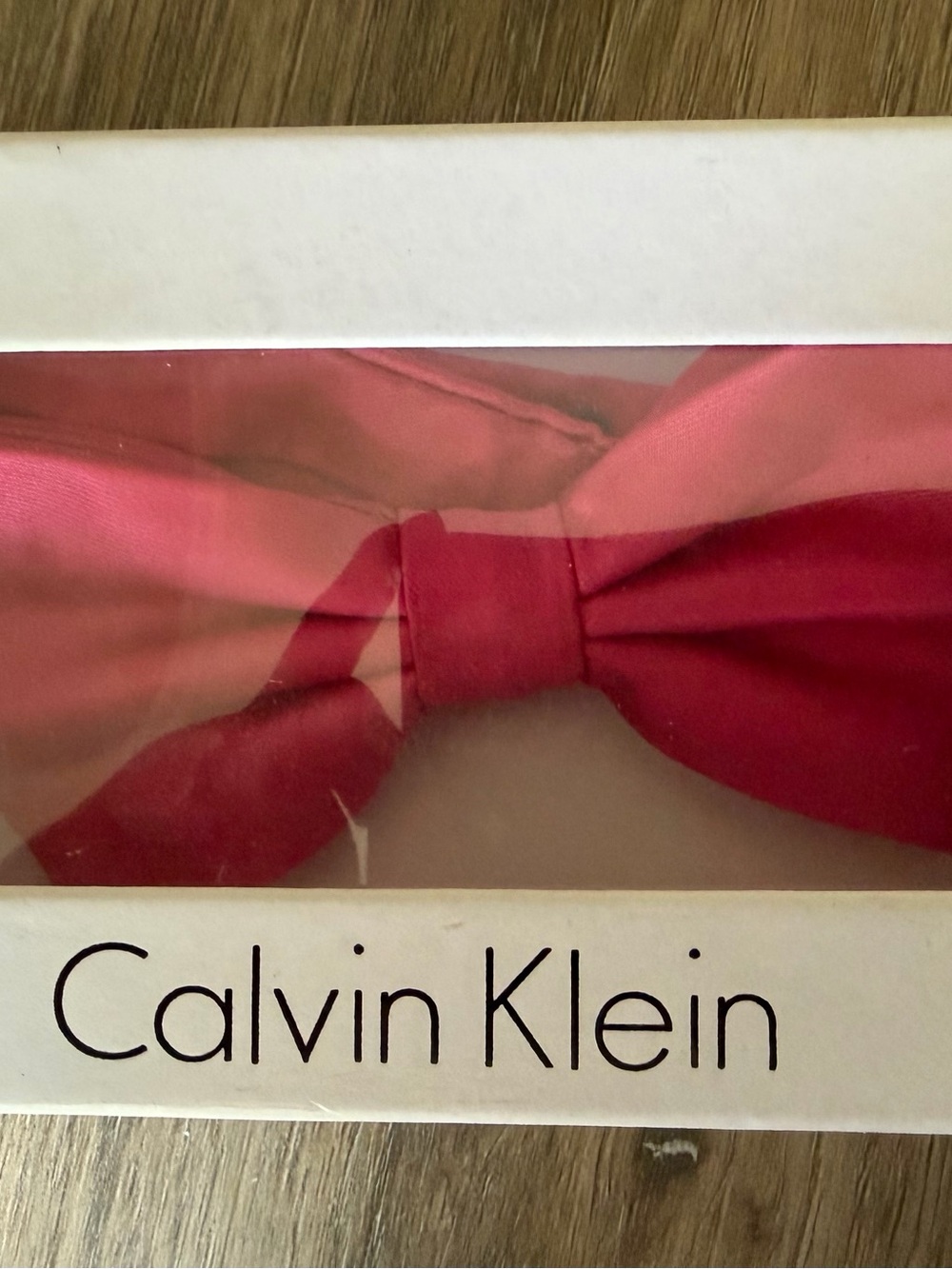 Calvin Klein Men's hot pink Bow Tie